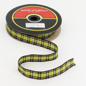 Ribbon, 10m YARN DYED Poly, 16mm, Cornish National Tartan